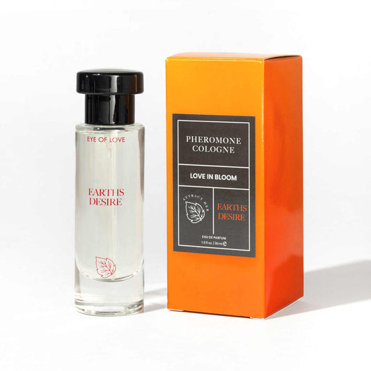 Eye Of Love Love In Bloom Earths Desire Pheromone Cologne - 30ml - Cypress & Bergamot Scented Pheromone Cologne for Men to attract Women - 30 ml Spray Eye Of Love