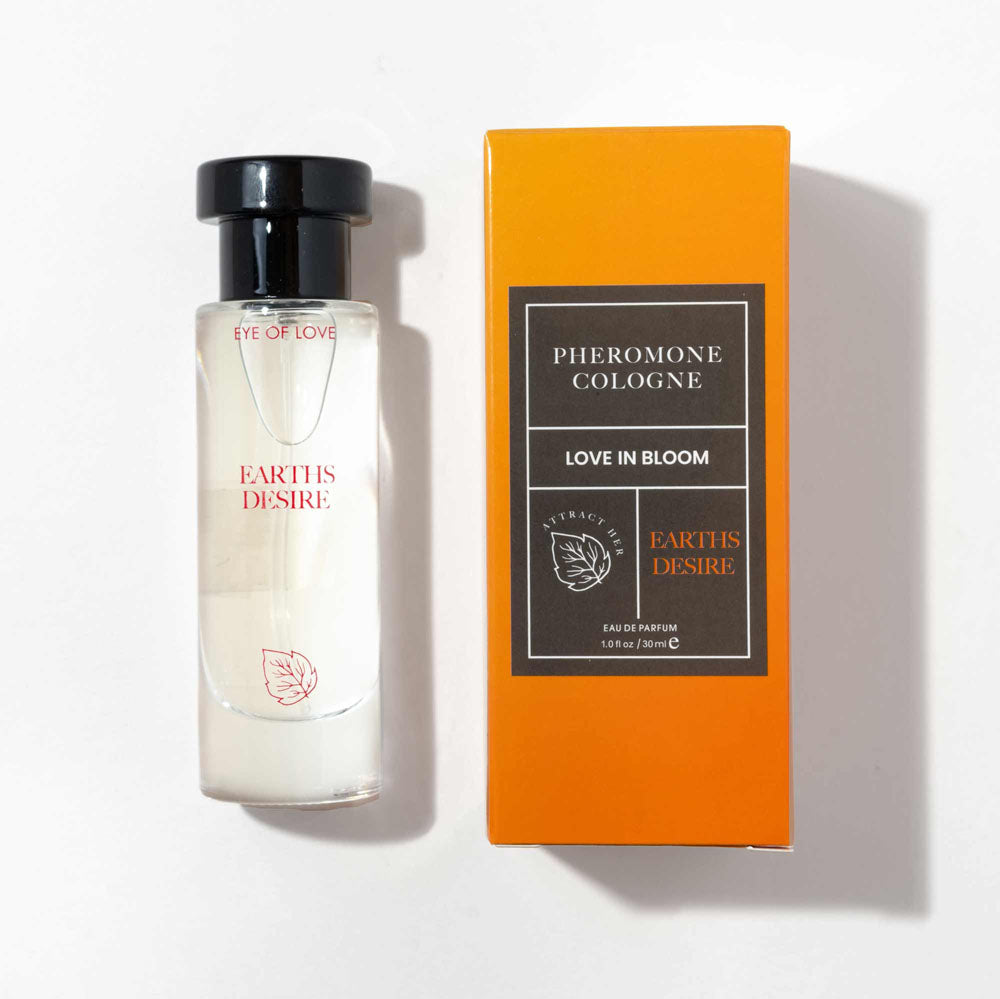 Eye Of Love Love In Bloom Earths Desire Pheromone Cologne - 30ml - Cypress & Bergamot Scented Pheromone Cologne for Men to attract Women - 30 ml Spray Eye Of Love