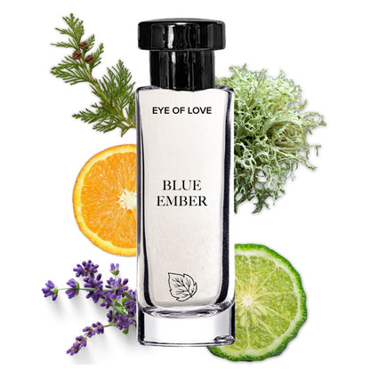 Eye Of Love Love In Bloom Blue Ember Pheromone Cologne - 30ml - Citrus & Cedar Scented Pheromone Cologne for Men to attract Women - 30 ml Spray Eye Of Love