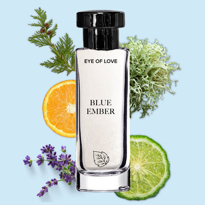 Eye Of Love Love In Bloom Blue Ember Pheromone Cologne - 30ml - Citrus & Cedar Scented Pheromone Cologne for Men to attract Women - 30 ml Spray Eye Of Love