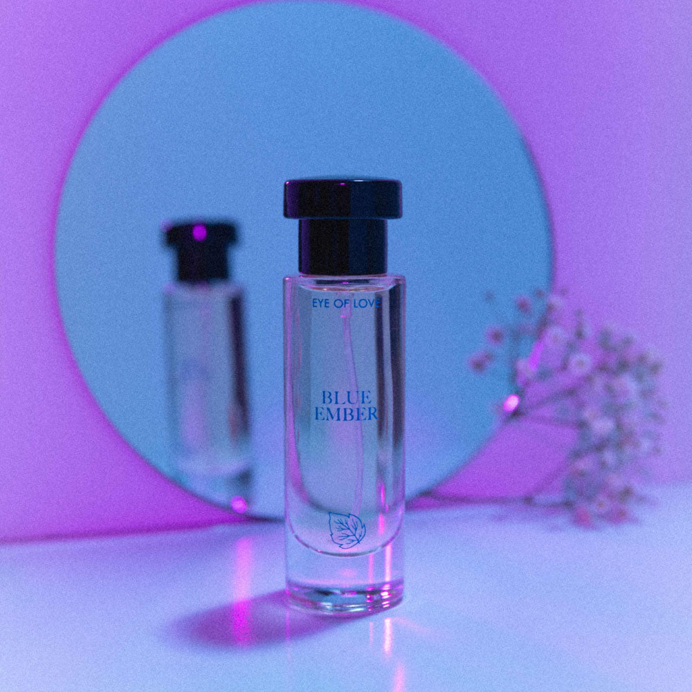 Eye Of Love Love In Bloom Blue Ember Pheromone Cologne - 30ml - Citrus & Cedar Scented Pheromone Cologne for Men to attract Women - 30 ml Spray Eye Of Love