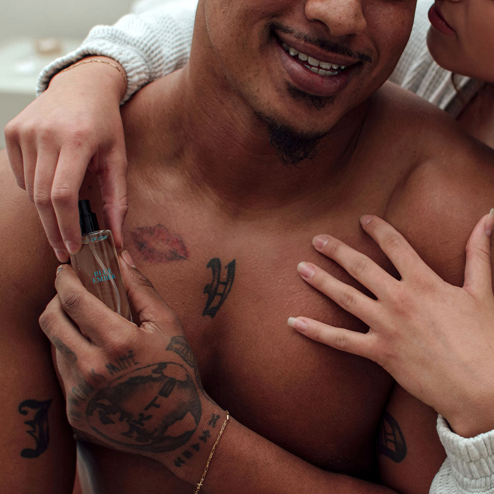 Eye Of Love Love In Bloom Blue Ember Pheromone Cologne - 30ml - Citrus & Cedar Scented Pheromone Cologne for Men to attract Women - 30 ml Spray Eye Of Love