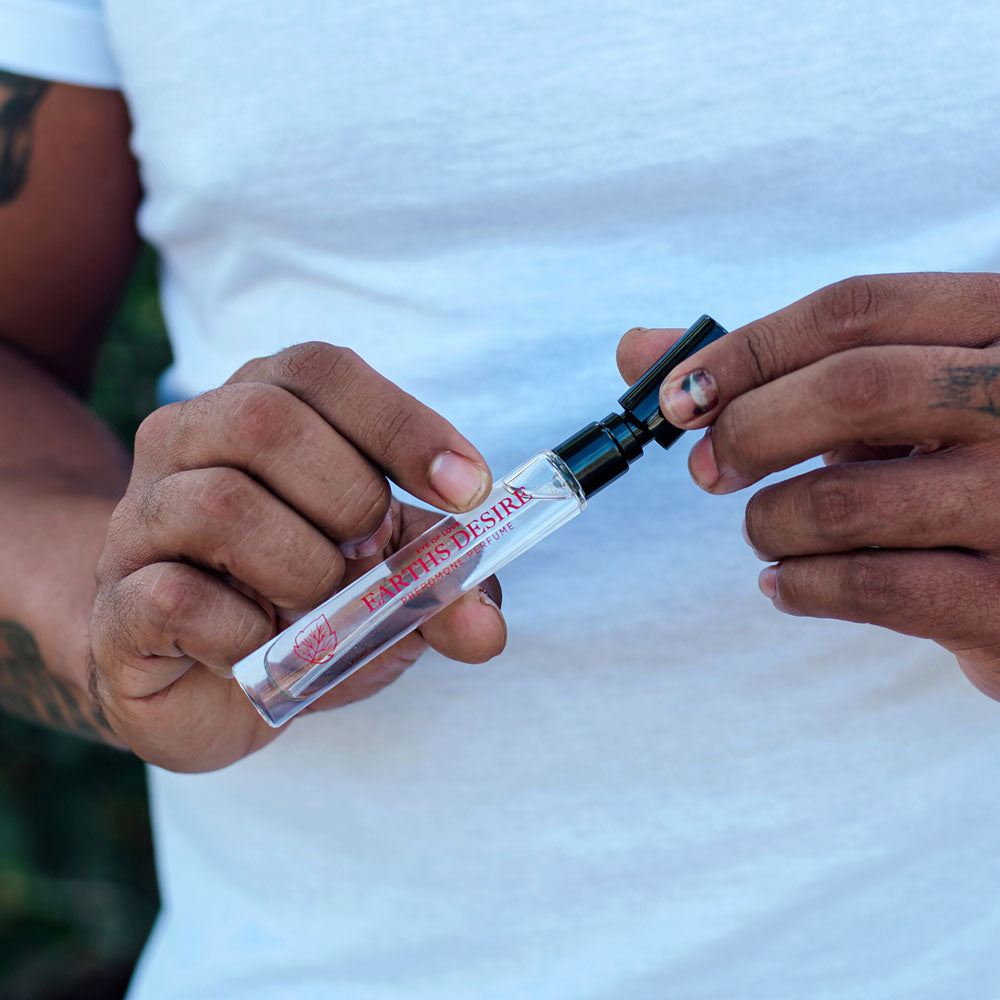 Eye Of Love Love In Bloom Earths Desire Pheromone Cologne - 10ml - Cypress & Bergamot Scented Pheromone Cologne for Men to attract Women - 10 ml Spray Eye Of Love