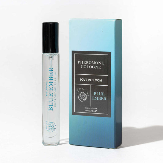Eye Of Love Love In Bloom Blue Ember Pheromone Cologne - 10ml - Citrus & Cedar Scented Pheromone Cologne for Men to attract Women - 10 ml Spray Eye Of Love