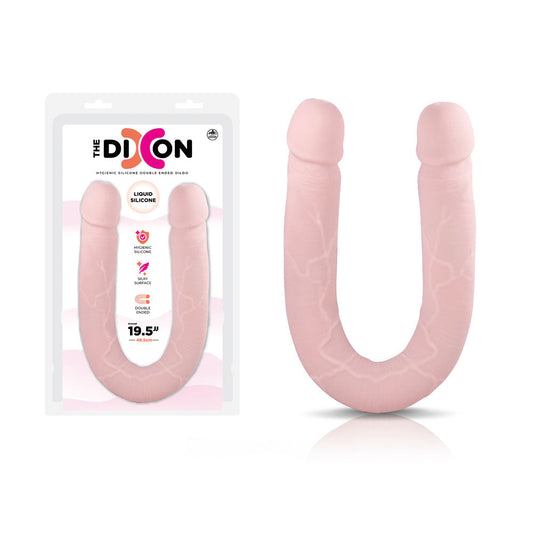 The Dixon - Flesh - Flesh 50 cm Silicone Double Dong Excellent Power