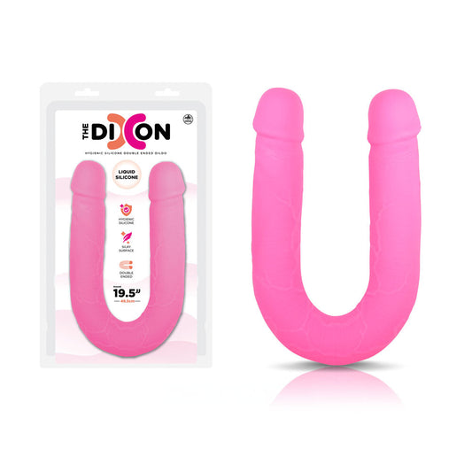 The Dixon - Pink - Pink 50 cm Silicone Double Dong Excellent Power