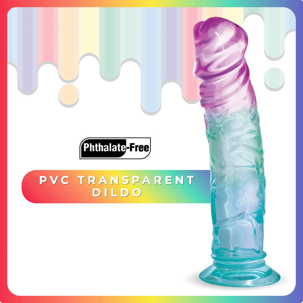 Jellido 18cm Dildo - Clear Coloured 18 cm Dildo Excellent Power
