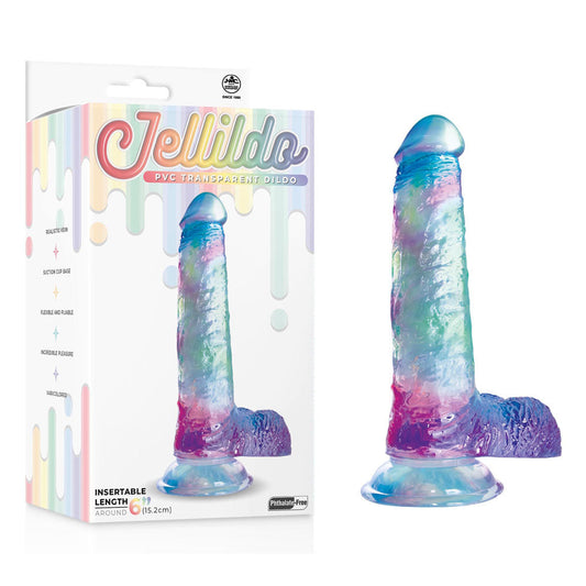 Jellido 15.2cm Dildo - Clear Coloured 15.2 cm Dildo Excellent Power
