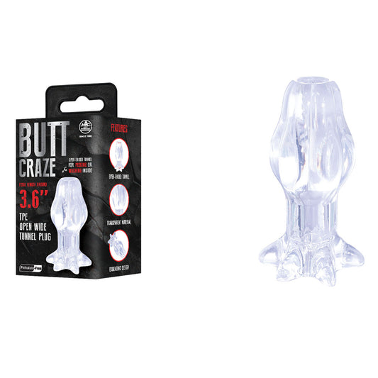 Butt Craze - Clear Gaping Butt Plug