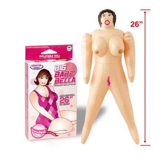 Big Babe Bella - Mini Inflatable Love Doll Flesh - Club X
