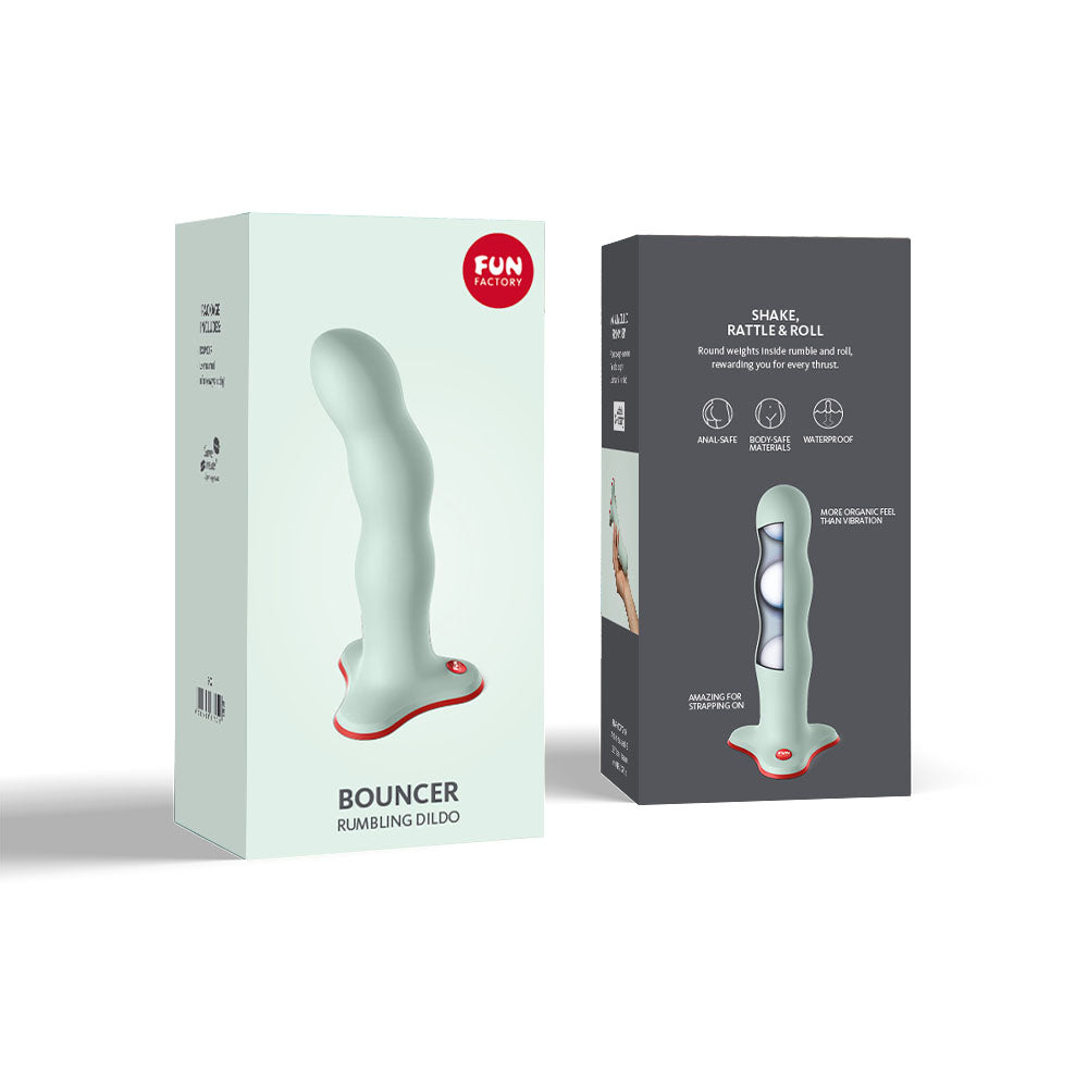 Fun Factory BOUNCER sage green - Sage Green 18.5 cm Dildo Fun Factory