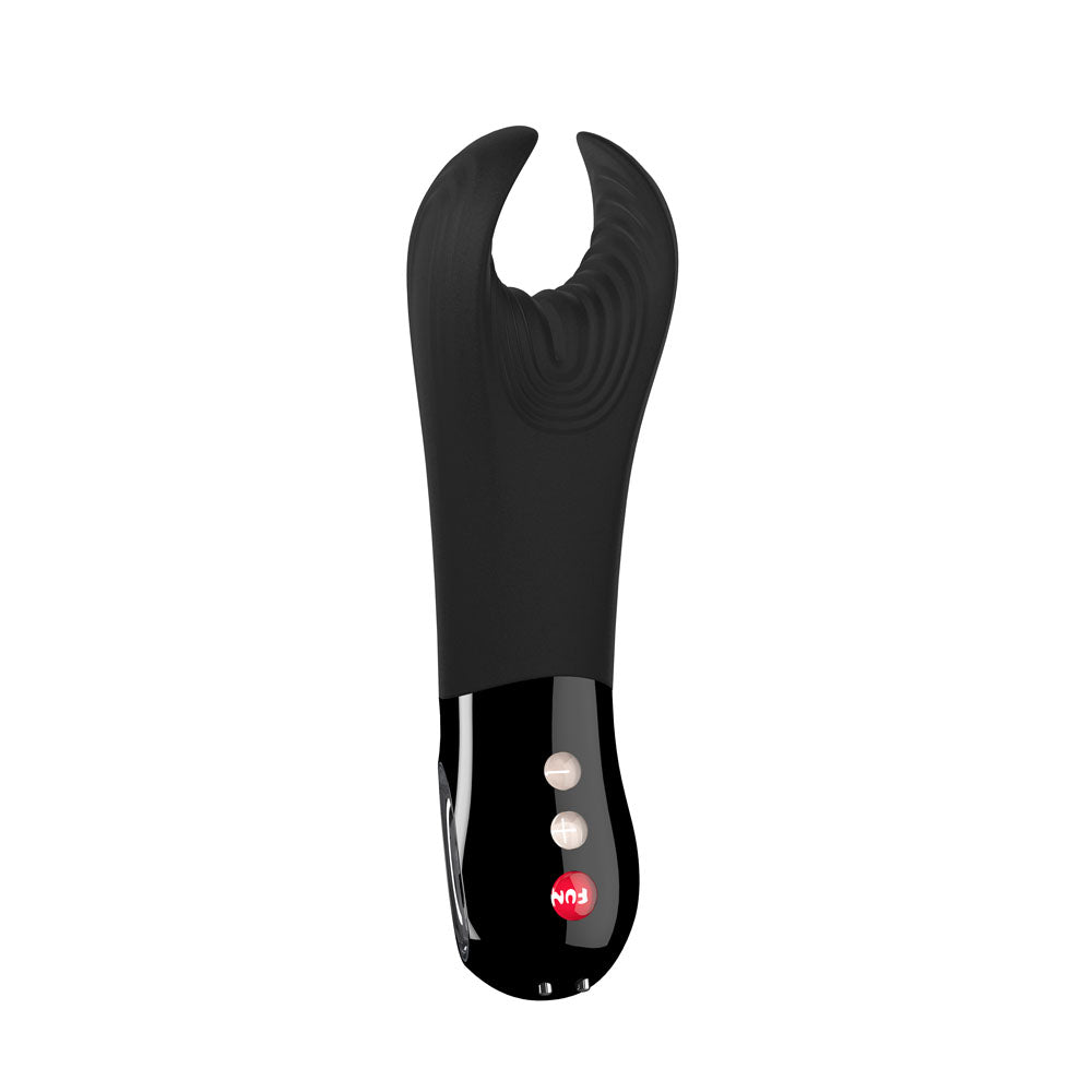 Fun Factory MANTA black - Black 18 cm USB Rechargeable Mens & Couples Vibrator Fun Factory