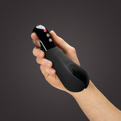 Fun Factory MANTA black - Black 18 cm USB Rechargeable Mens & Couples Vibrator Fun Factory