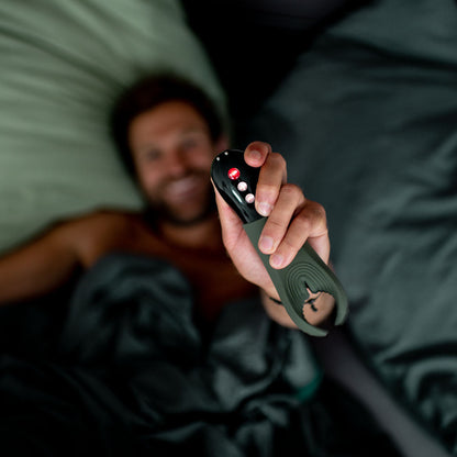 Fun Factory MANTA black - Black 18 cm USB Rechargeable Mens & Couples Vibrator Fun Factory