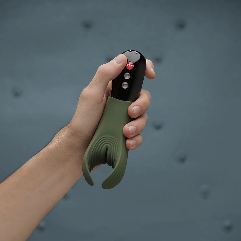 Fun Factory MANTA black - Black 18 cm USB Rechargeable Mens & Couples Vibrator Fun Factory