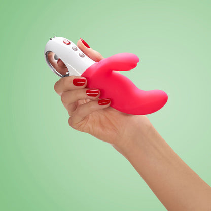 Fun Factory MISS BI black - Black 17 cm USB Rechargeable Rabbit Vibrator Fun Factory