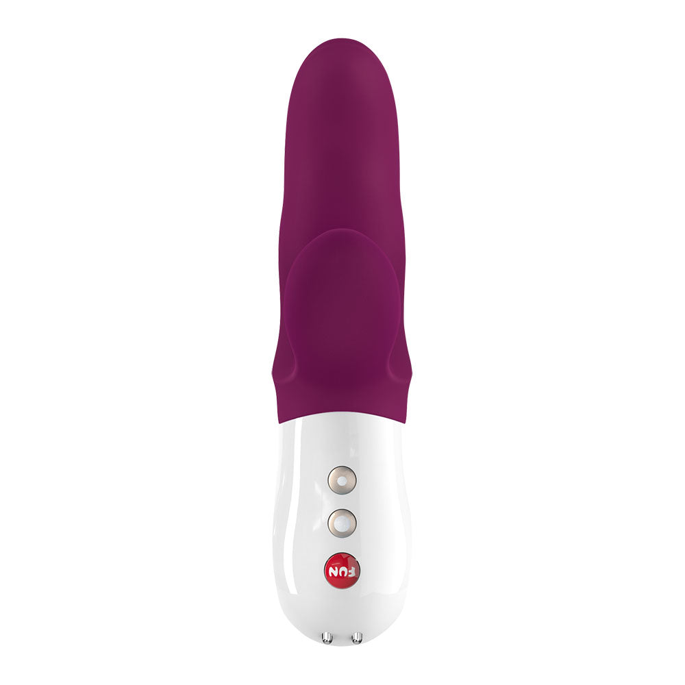Fun Factory MISS BI black - Black 17 cm USB Rechargeable Rabbit Vibrator Fun Factory