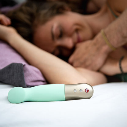 Fun Factory SUNDAZE pistachio - Pistachio Green 17.5 cm USB Rechargeable Thrusting Vibrator Fun Factory