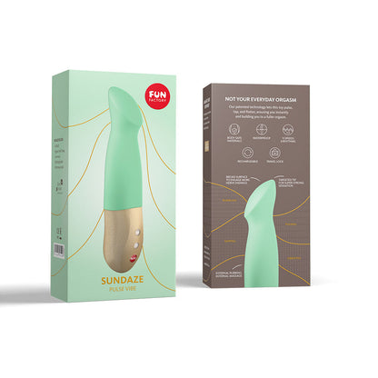 Fun Factory SUNDAZE pistachio - Pistachio Green 17.5 cm USB Rechargeable Thrusting Vibrator Fun Factory