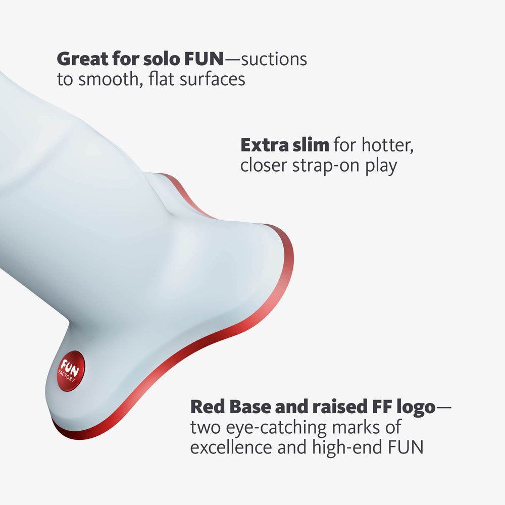 Fun Factory THE BOSS STUB dove blue - Dove Blue 17.9 cm Dildo Fun Factory