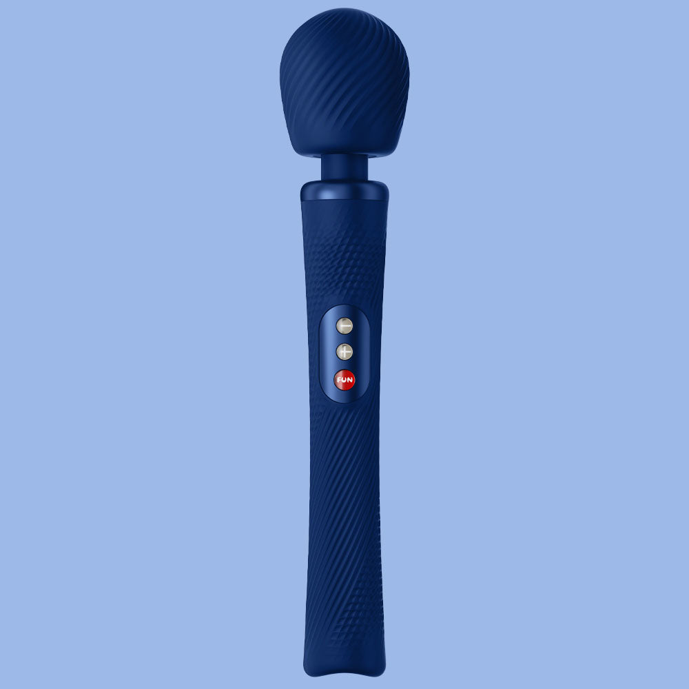 Fun Factory VIM midnight blue - Midnight Blue 31.3 cm USB Rechargeable Massager Wand Blue - Club X