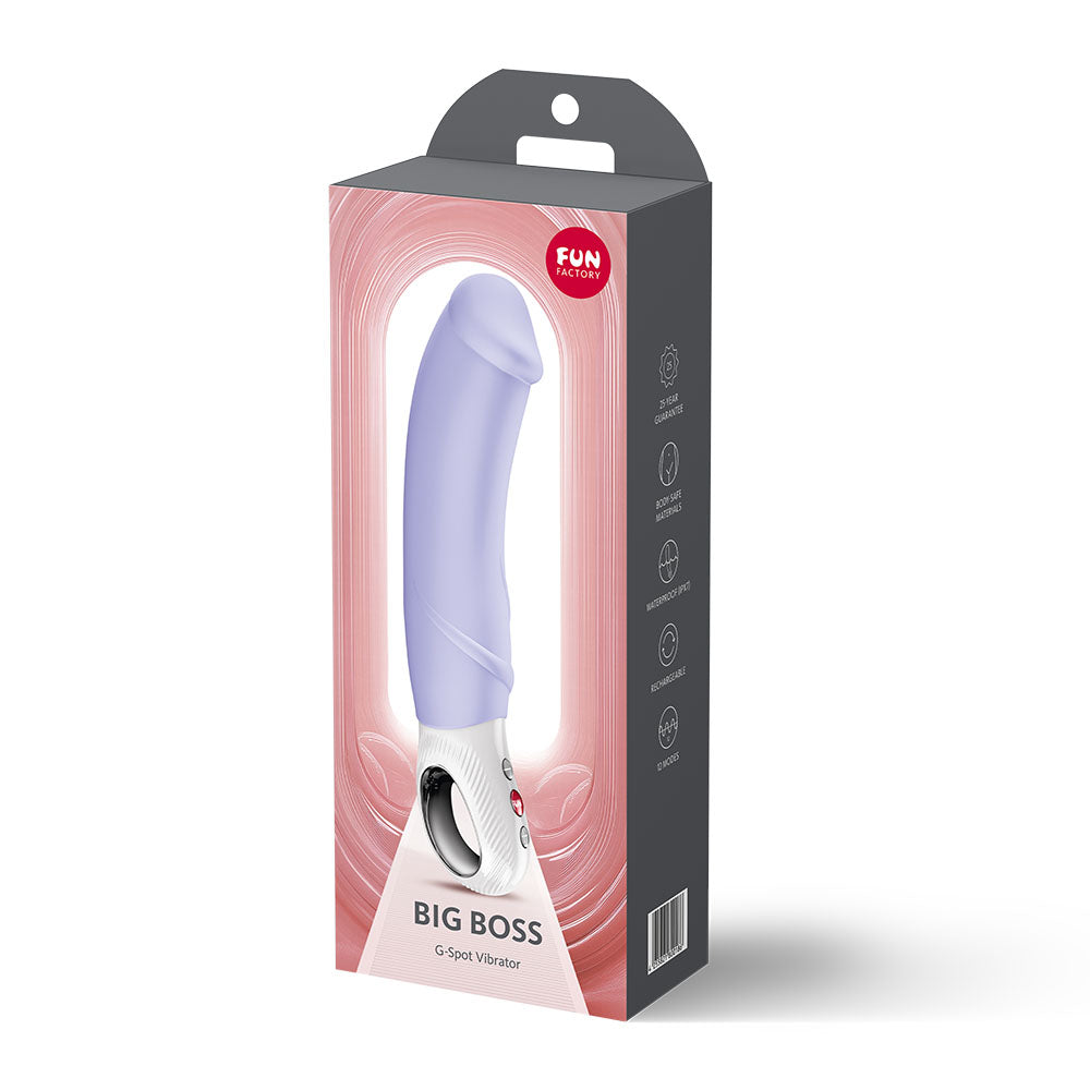 Fun Factory BIG BOSS Purple - Purple 22.9 cm USB-C Rechargeable Vibrator Fun Factory