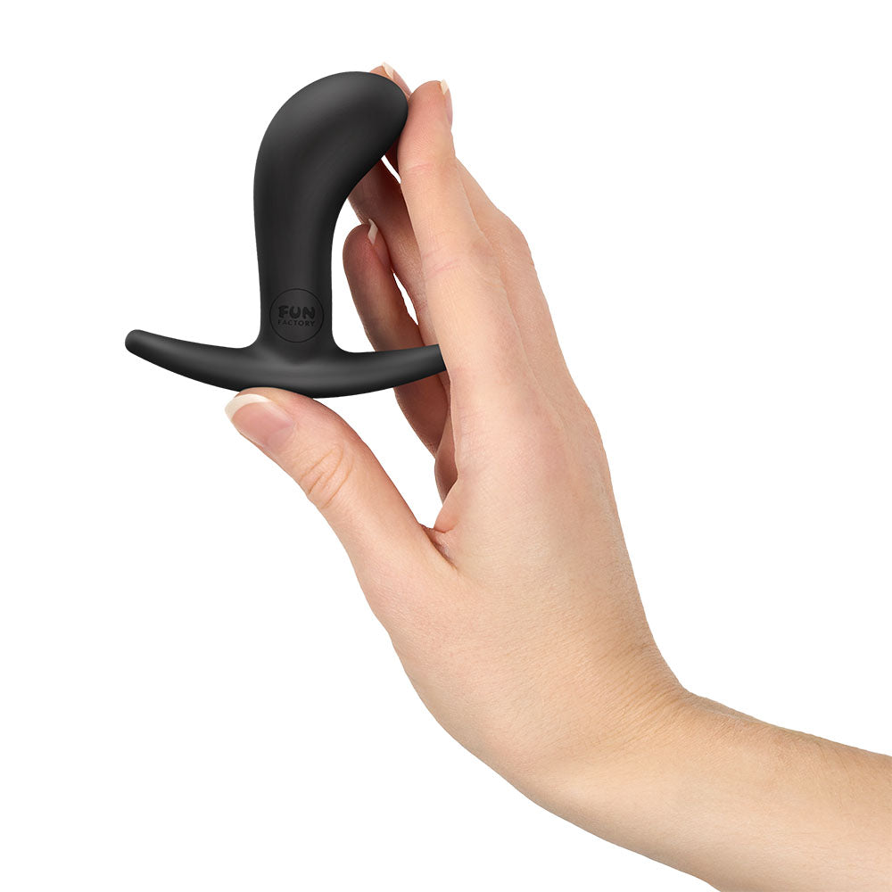 Fun Factory BOOTIE S Black - Black 7.9 cm Small Butt Plug Fun Factory