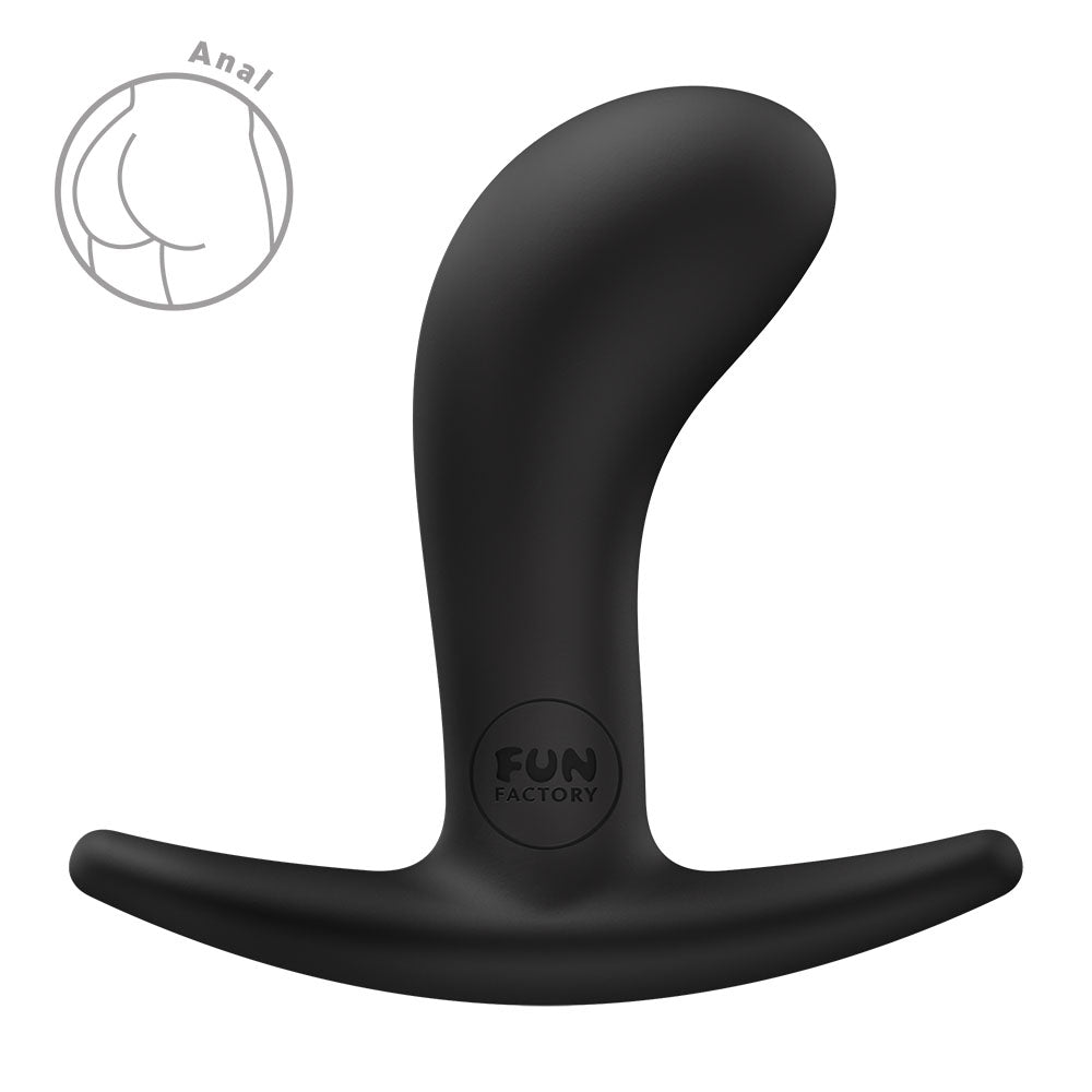 Fun Factory BOOTIE S Black - Black 7.9 cm Small Butt Plug Fun Factory