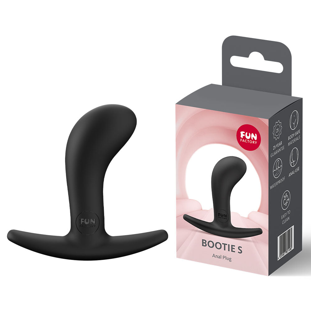 Fun Factory BOOTIE S Black - Black 7.9 cm Small Butt Plug Fun Factory