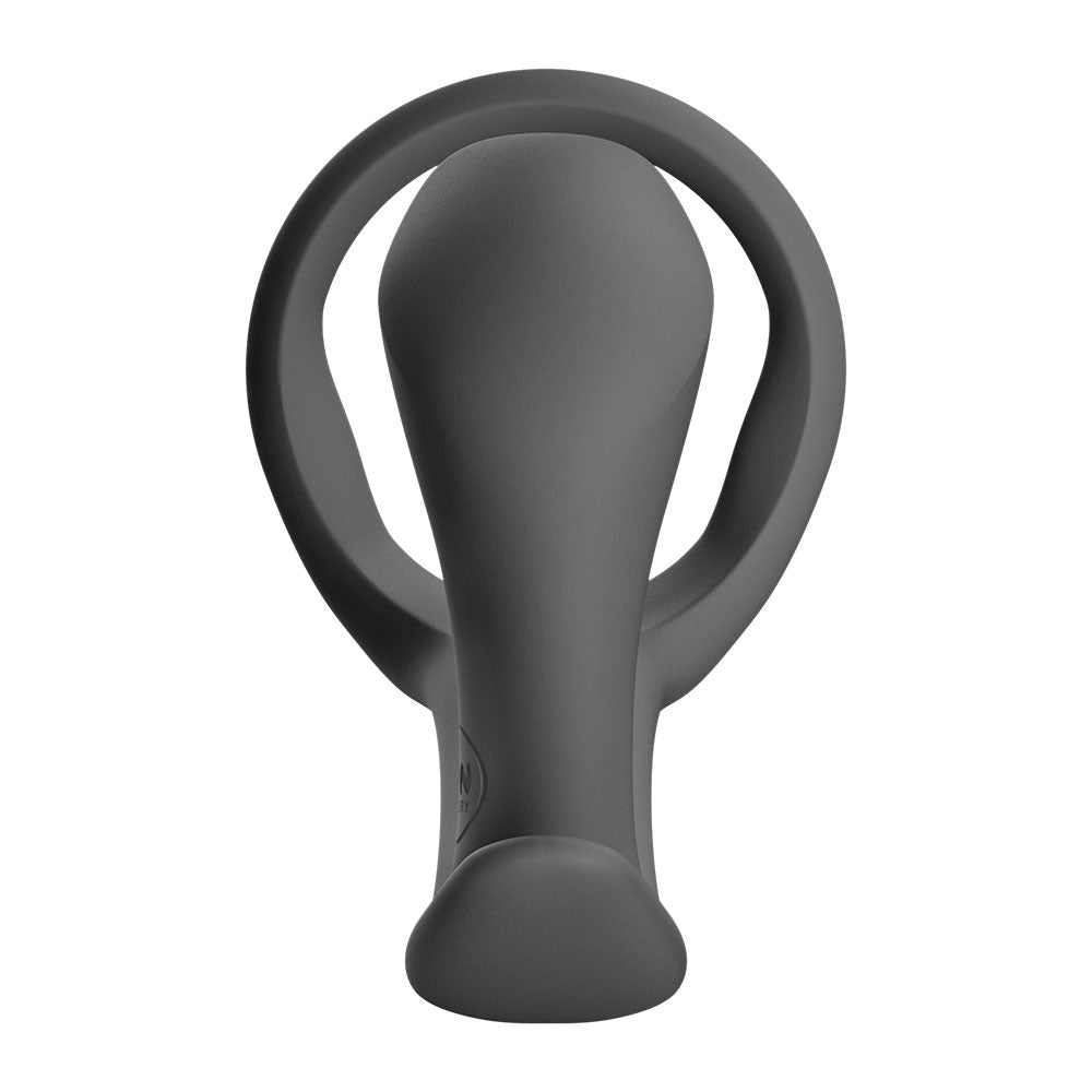 Fun Factory BOOTIE RING Black - Black 14.7 cm Anal Plug with Cock Ring