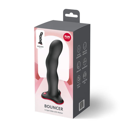 Fun Factory BOUNCER Black - Black 18 cm Dildo Fun Factory