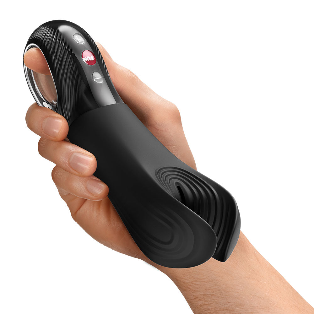 Fun Factory MANTA Black - Black USB-C Rechargeable Unisex Vibrator Fun Factory