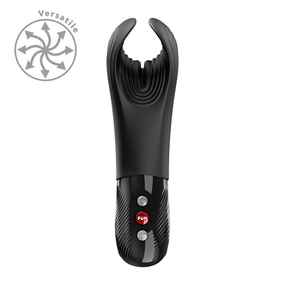 Fun Factory MANTA Black - Black USB-C Rechargeable Unisex Vibrator Fun Factory