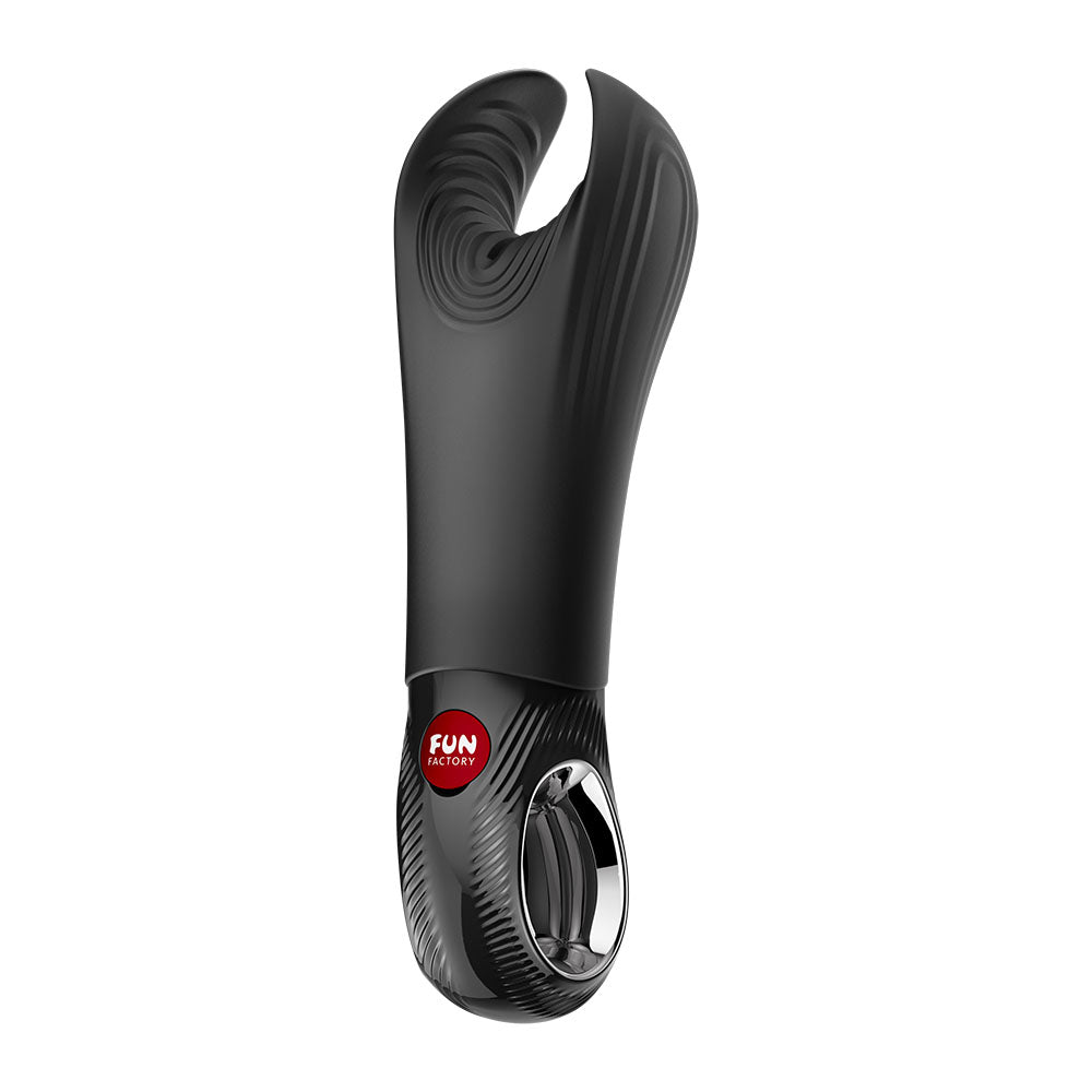 Fun Factory MANTA Black - Black USB-C Rechargeable Unisex Vibrator Fun Factory