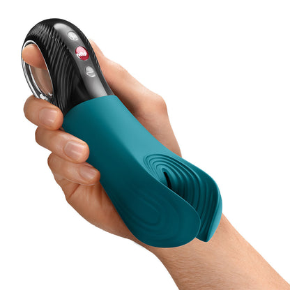 Fun Factory MANTA Bottle Green - Bottle Green USB-C Rechargeable Unisex Vibrator Fun Factory