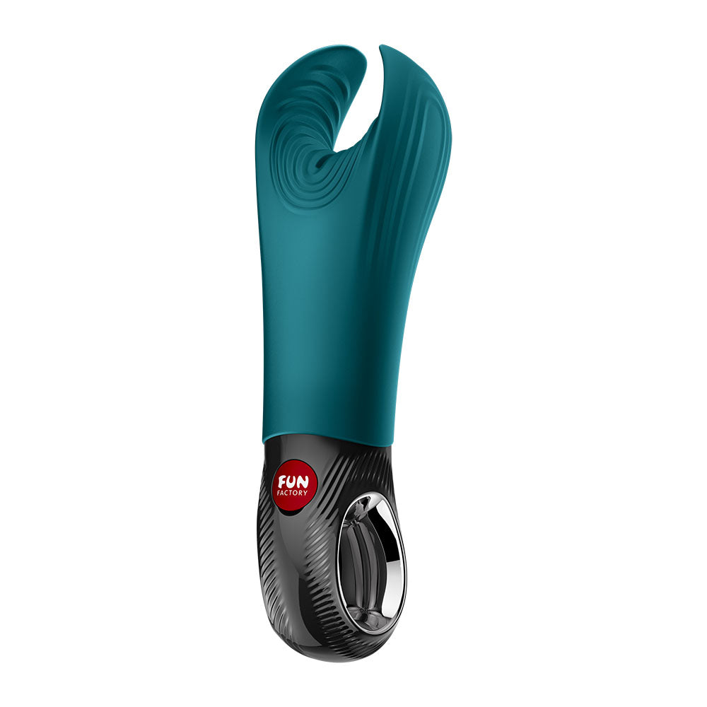 Fun Factory MANTA Bottle Green - Bottle Green USB-C Rechargeable Unisex Vibrator Fun Factory