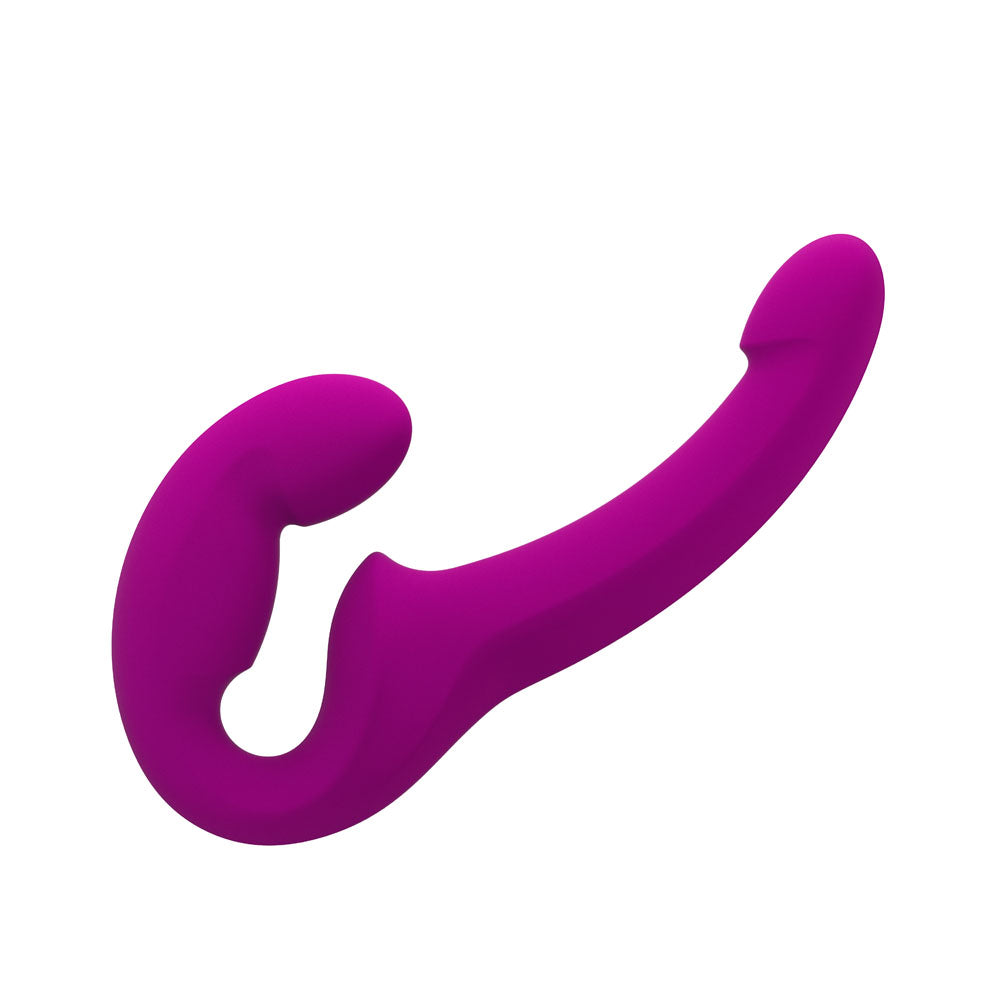 Fun Factory SHARE LITE Blackberry - Blackberry Strapless Strap-On