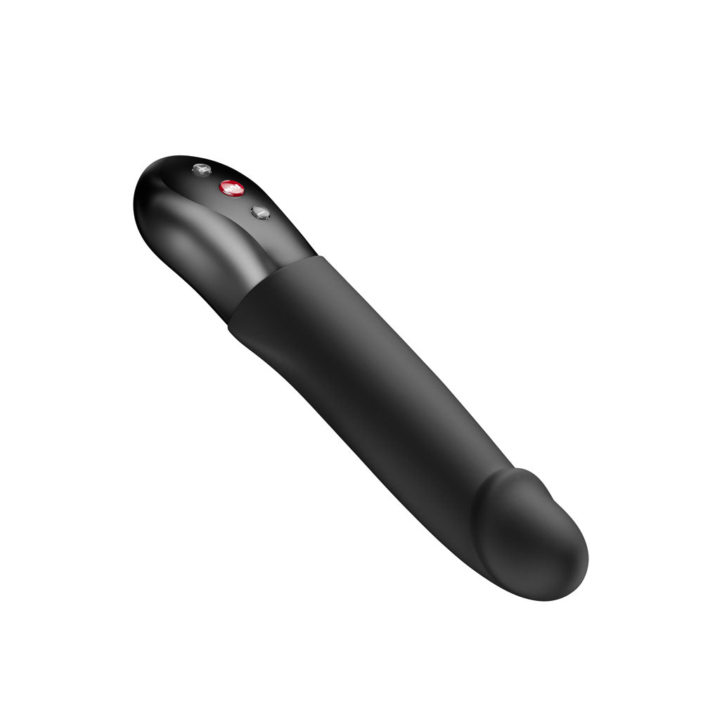 Fun Factory STRONIC REAL Black - Black USB Rechargeable Thrusting Vibrator Fun Factory