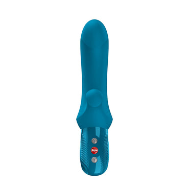 Fun Factory BI STRONIC CURVE Aquamarine - Aquamarine USB-C Rechargeable Thrusting Vibrator Fun Factory