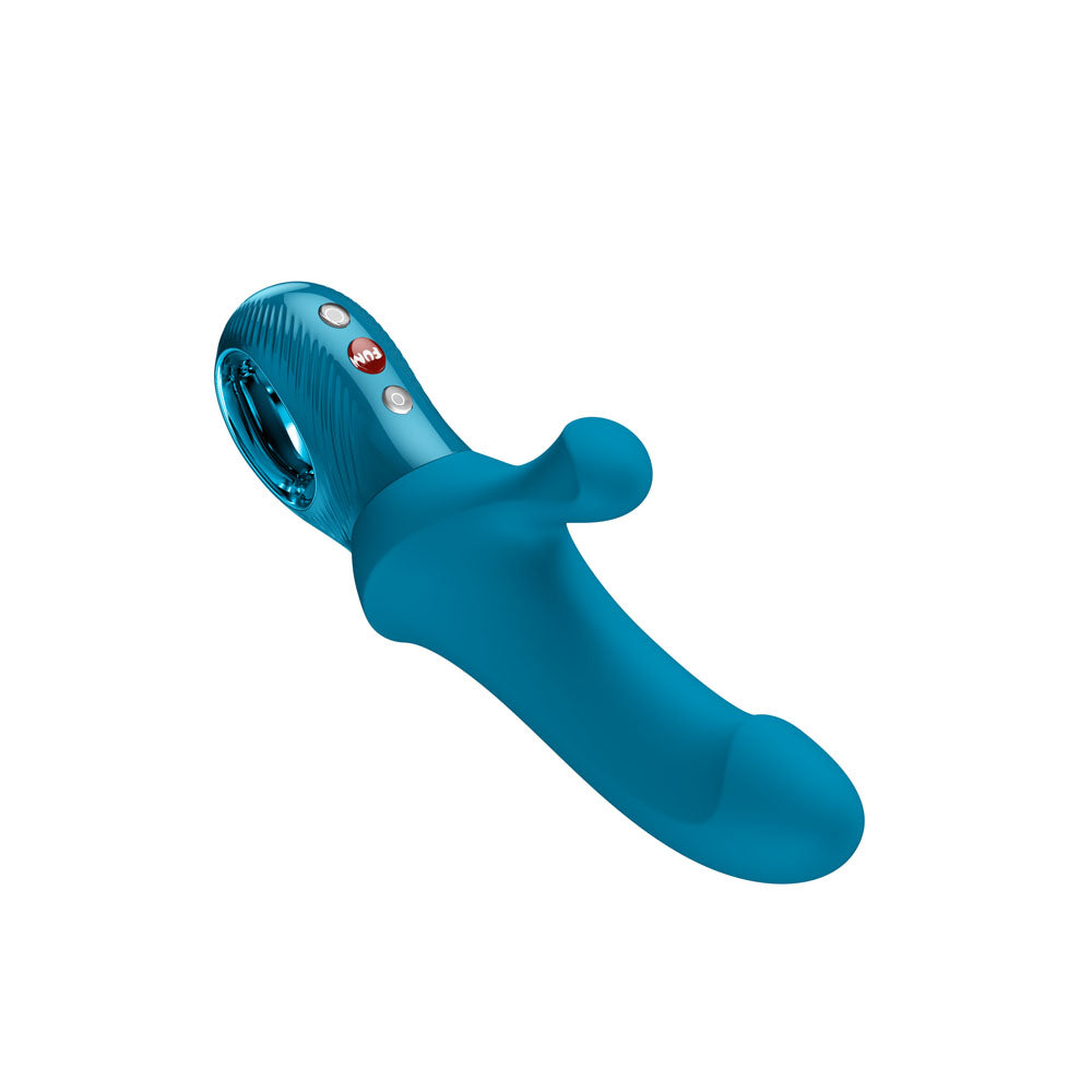 Fun Factory BI STRONIC CURVE Aquamarine - Aquamarine USB-C Rechargeable Thrusting Vibrator Fun Factory