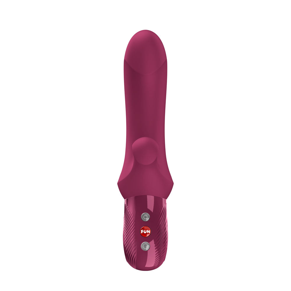 Fun Factory BI STRONIC CURVE Wine Red - Wine Red USB-C Rechargeable Thrusting Vibrator Fun Factory