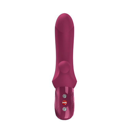 Fun Factory BI STRONIC CURVE Wine Red - Wine Red USB-C Rechargeable Thrusting Vibrator Fun Factory