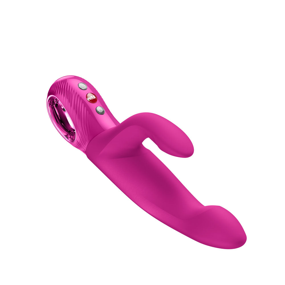 Fun Factory BI STRONIC IMMERSE Magenta - Magenta 22.1 cm USB-C Rechargeable Thrusting Vibrator Fun Factory