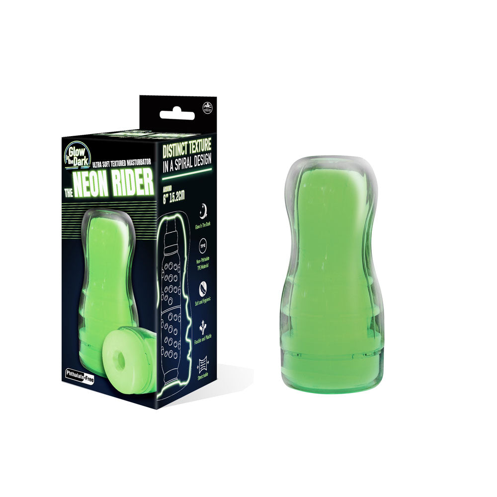 The Neon Rider - Glow in Dark 15.2 cm Stroker Excellent Power