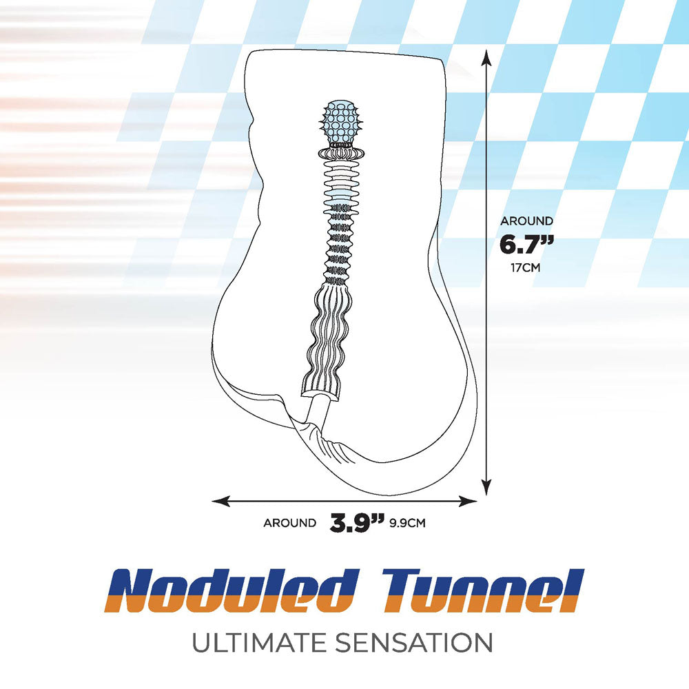 Bulky Sip - Flesh Mini Doggy-Style Stroker Excellent Power