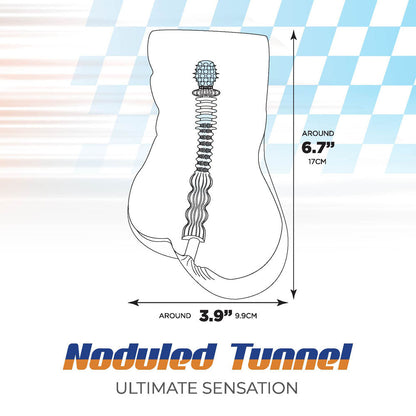 Bulky Sip - Flesh Mini Doggy-Style Stroker Excellent Power