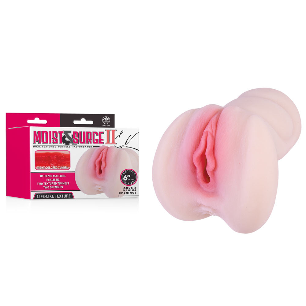 Moist & Surge II - Flesh Dual Layer Vagina Stroker Excellent Power