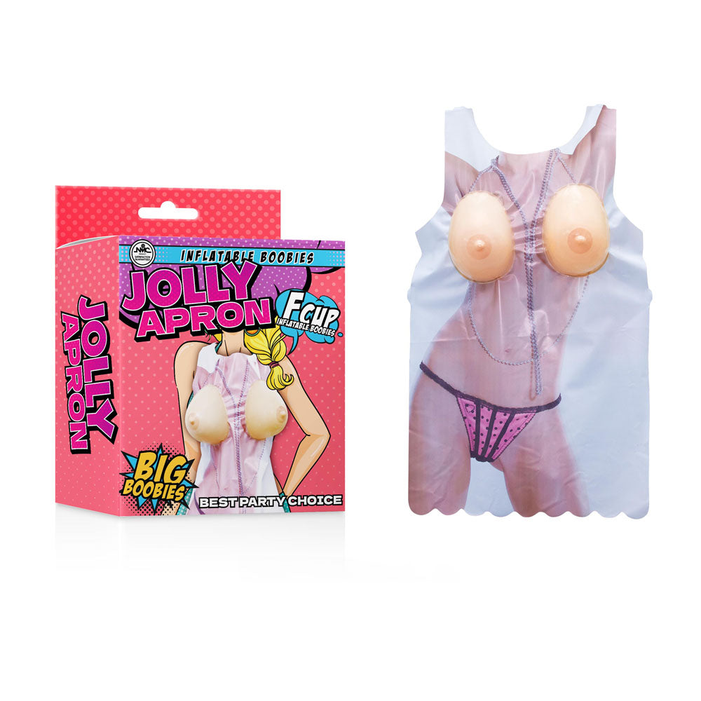 Jolly Apron - Big Boobies - Novelty Booby Apron Excellent Power