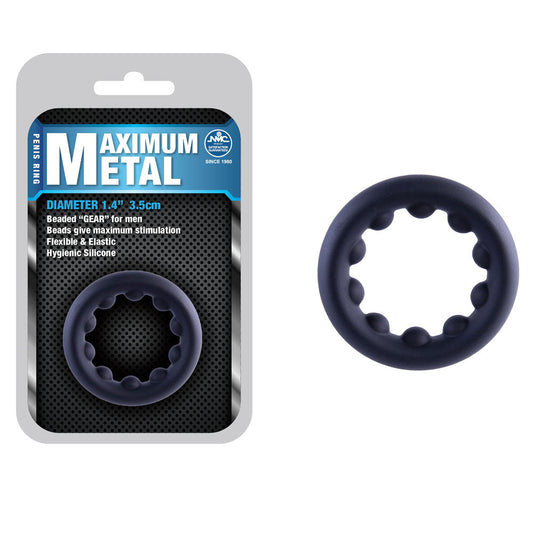 Maximum Metal - Black 35 mm Cock Ring Excellent Power