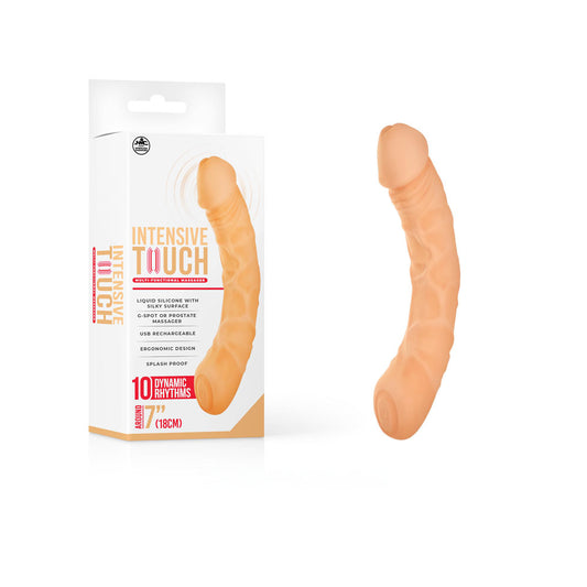 Intensive Touch - Flesh - Flesh 18 cm USB Rechargeable Vibrator Flesh - Club X